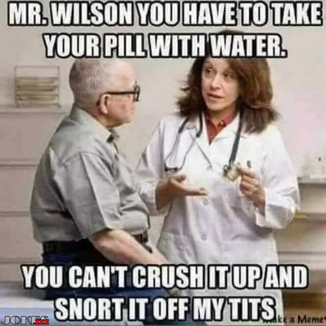 Pill with Water