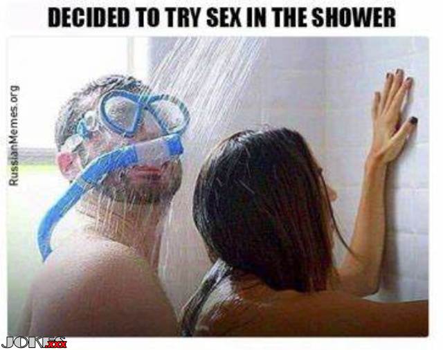 DECIDED TO TRY SEX IN THE SHOWER